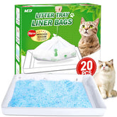 MED litter box liner with anti-scratch cardboard protects the box surface