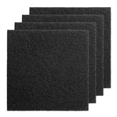 Meegood 4pc activated carbon filters reduce odors in trash cans with magnet attachment.