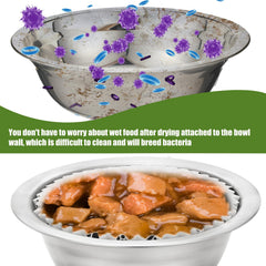 Meekoo clean-feeding bowls liner prevents sticking and makes post-meal cleanup easy.