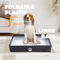 MEEXPAWS waterproof base keeps spills contained during indoor use.
