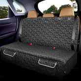 Meginc dog seat cover back seat waterproof protects upholstery during travel.