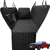 Meginc dog seat cover for F-150 and RAM compatibility, full back-seat protection.