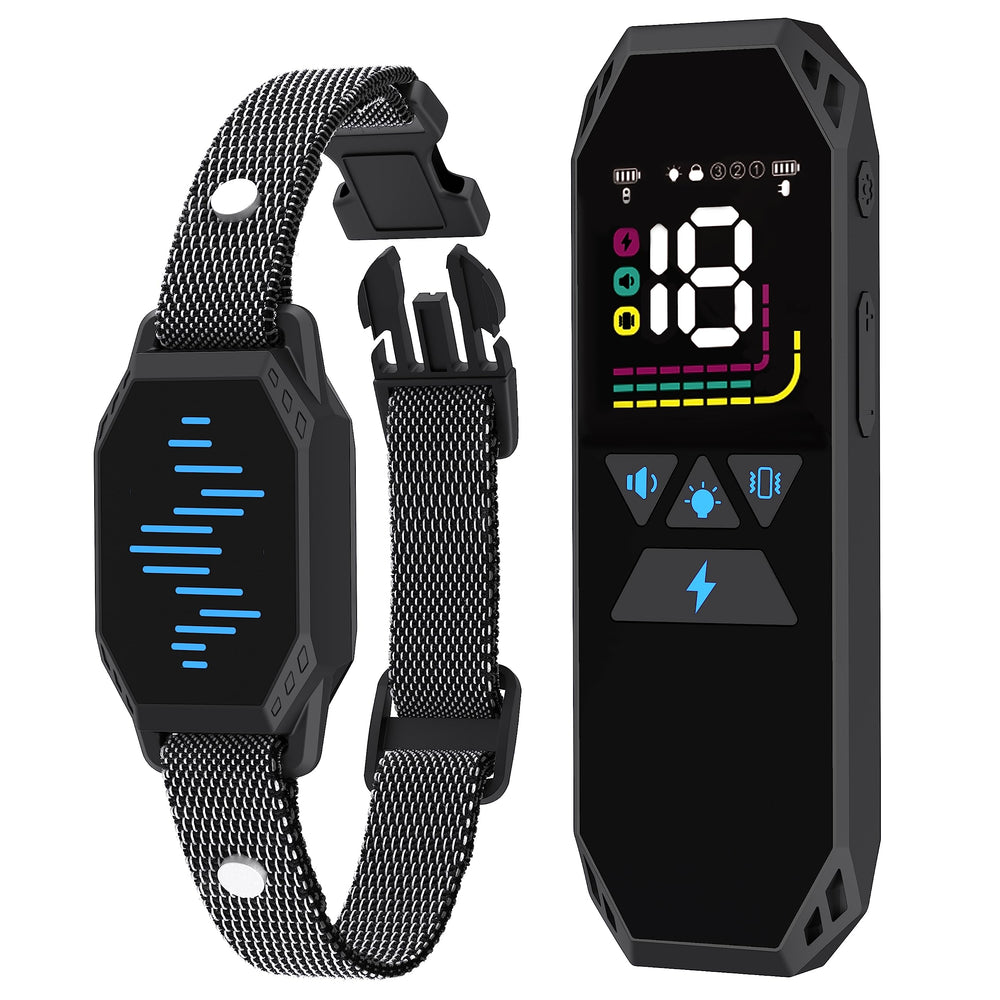 MEGWR dog training collar remote control enables long-range training up to 2500 ft