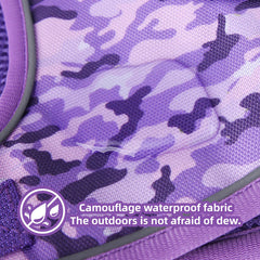 Meifsou dog harness adjustable straps top view emphasizes customizable fit for small pets.