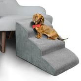 MEJYJEM dog stairs with deep wide steps for easier, safer climbs by small and senior dogs