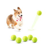 MEKAPLE mini tennis ball in bright color enhances visibility during play.