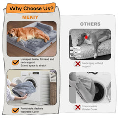 MEKIY size-guide 38x25x6.5 helps choose space for large breeds.