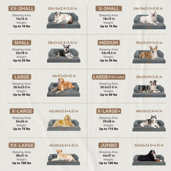 MEKIY dog bed with U-shaped bolster supporting head and neck
