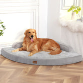 MEKIY XL orthopedic egg-crate foam bed offers joint support for restful sleep.