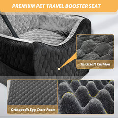 Melafa365 dog seat built-in leash and dual fixings keep the pet secure
