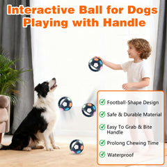 Mellow Dog non-toxic rubber toy highlighting safety and durability during play.