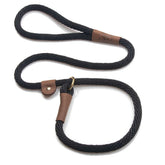 Mendota Products Slip Lead loop-over-neck demonstrates hands-free control