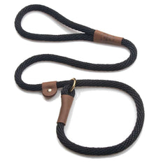 Mendota Products Slip Lead loop-over-neck demonstrates hands-free control