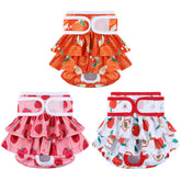 Mengelina reusable dog diapers XS front view with secure hook-and-loop