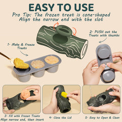Mengjingo base twist system demonstrated for quick-fill and mess-free setup.