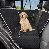 Meolsaek car seat cover 1680D Oxford fabric protects seats from muddy paws.