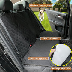 Meolsaek dog seat cover side wings shield seat edges from scratches on adventures.