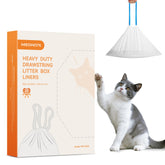 MeoWant cat litter box liners pack compatible with MW-SC01 for easy disposal.