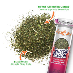 Meowijuana Paw Natural OG bottle showcases a calming aroma for cozy downtime.