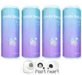 MeowWhimsy self-cleaning litter box liners 80-count ready for easy waste disposal.