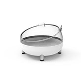 Meow&Woof Hamster Sand Bath Container 6.5-inch white, safe digging and cozy housing.