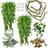 MEPHAN reptile plants large leaves and vines for natural terrarium decor