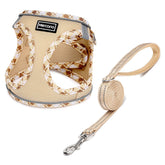Mercano soft mesh harness beige XXS front view for breathable daily walks