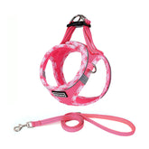 Mercano soft mesh harness front view with breathable comfort for small dogs