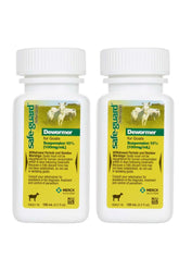 Merck goat dewormer 125ml bottle - compact suspension for on-farm use.