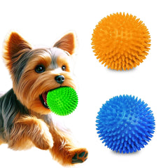 Meric CoCoo green ball's textured interior encourages healthy chewing and interactive games.