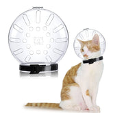Merkaunis upgraded cat muzzle breathable helmet with extra ventilation for calmer grooming.
