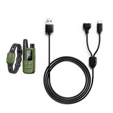 MEROM Jugbow dog collar charger front view for quick, reliable charging.