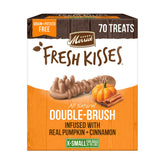 Merrick Fresh Kisses pumpkin-cinnamon small-dogs bag front promotes fresh breath