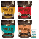 Merrick Power Bites chicken soft chewy treats close-up for training rewards