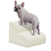 Mesa Lemon dog stairs 2-step on sofa helping small dogs reach furniture comfortably