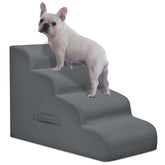 Mesa Lemon dog stairs compact steps provide stable access for small dogs.