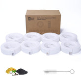 mestrol 8-pack filters show compatible dispenser fit for hassle-free hydration