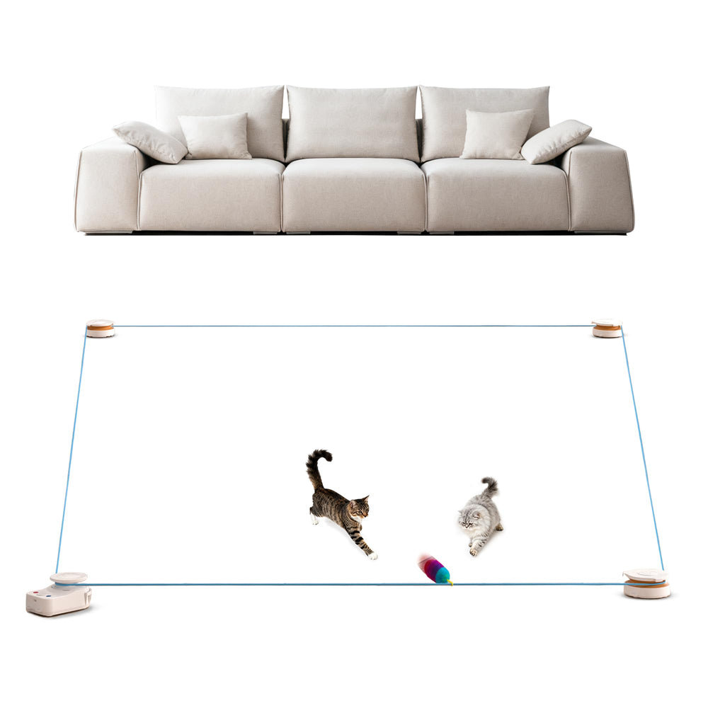 Metiya Interactive Cat Toy stable setup keeps play steady for indoor fun.