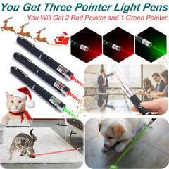 MEUSNO cat laser pointer green for chasing fun and bonding