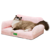 MEWOOFUN cat bed egg-foam-core offers supportive comfort during calm naps.