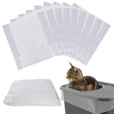 MEWTOGO 24-pcs litter liners for Petmate front view with secure fit and odor control