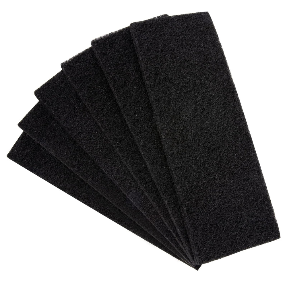 MEWTOGO 6 Pcs Carbon Filters pack—dense pores for effective litter box odor control.