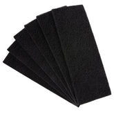 MEWTOGO 6 Pcs Carbon Filters pack—dense pores for effective litter box odor control.