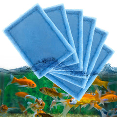 MEWTOGO aquarium filter replacement cartridge 6-pack keeps water clear