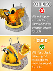MEWTOGO bird nest inside cage demonstrates secure resting space