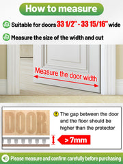 MEWTOGO carpet protector transparent design stays unobtrusive on rugs