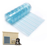 MEWTOGO door replacement flap closeup demonstrates durable PVC for long-lasting pet access.