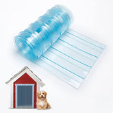 MEWTOGO door replacement flaps visual: durable PVC for outdoor pet access.
