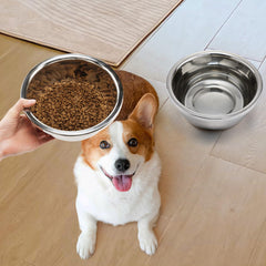 MEWTOGO durable non-toxic stainless steel bowls resist odors
