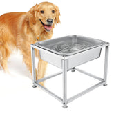 MEWTOGO elevated dog water bowl stand aids large dogs with comfortable drinking posture